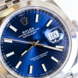 2022 Rolex Datejust 41 Blue Dial 126300