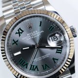 2025 Rolex Datejust 36 Fluted Jubilee Wimbledon Dial Ref. 126234 A001796