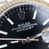 2025 Rolex Datejust 36 Black Index Dial Fluted Jubilee Ref. 126234 A001379