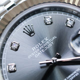 2026 Rolex Datejust 41 Slate Diamonds Dial Fluted Jubilee Ref. 126334 A001623