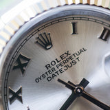 2026 Rolex Datejust 36 Silver Roman Diamonds Dial Fluted Oyster Ref. 126234 B00351