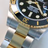 2021 Rolex Submariner Black Dial Two Tone YG