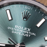 2025 Rolex Datejust 41 Mint Green Dial Fluted Jubilee Ref. 126334 A001816