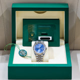 2025 Rolex Datejust 41 Azzuro Blue Dial Fluted Jubilee Ref. 126334 B00079