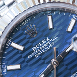 2023 Rolex Datejust 41 Blue Motif Dial Fluted Jubilee Ref. 126334 B00293