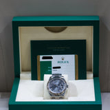 2017 Rolex Datejust II 41 Slate Diamonds Dial Fluted Oyster Ref. 116334 A001567