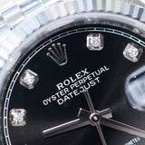 2020 Rolex Datejust 36 Black Diamonds Fluted Jubilee Ref. 126234 B00232