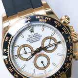 2024 Rolex Daytona White Oysterflex Yellow Gold Ref. 126518LN A001780