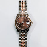 2026 Rolex Lady Datejust 31 Chocolate Diamonds Dial Fluted Jubilee Ref. 278271 A001841