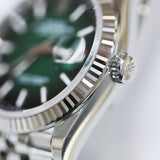 2026 Rolex Datejust 36 Ombre Green Dial Fluted Jubilee  Ref. 126234 A001860