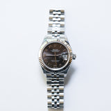 2026 Rolex Lady Datejust 28 Slate Roman Dial Fluted Jubilee Ref. 279174 B00345