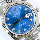 2024 Rolex Datejust 41 Blue Diamond Ref. 126334 A001258