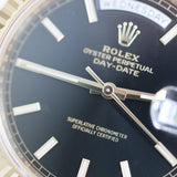 2026 Rolex Daydate 40 Black Index Dial Yellow Gold Ref. 228238 A001859