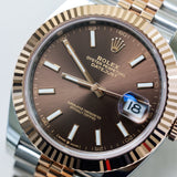 2026 Rolex Datejust 41 Chocolate Index Ref. 126331 A001243