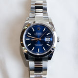 2022 Rolex Datejust 41 Blue Dial 126300