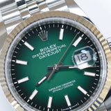 2026 Rolex Datejust 36 Ombre Green Fluted Jubilee Ref. 126334 A001790