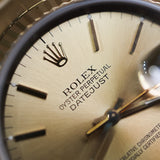 1994 Rolex Datejust 36 Champagne Index Dial 2T YG Ref. 16233 A001577