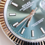 2022 Rolex Datejust 41 Mint Green Fluted Jubilee Ref. 126334 B00151