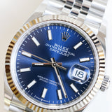2025 Rolex Datejust 36 Blue Dial Ref. 126234