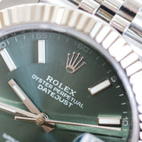 2023 Rolex Datejust 41 Green Dial 126334