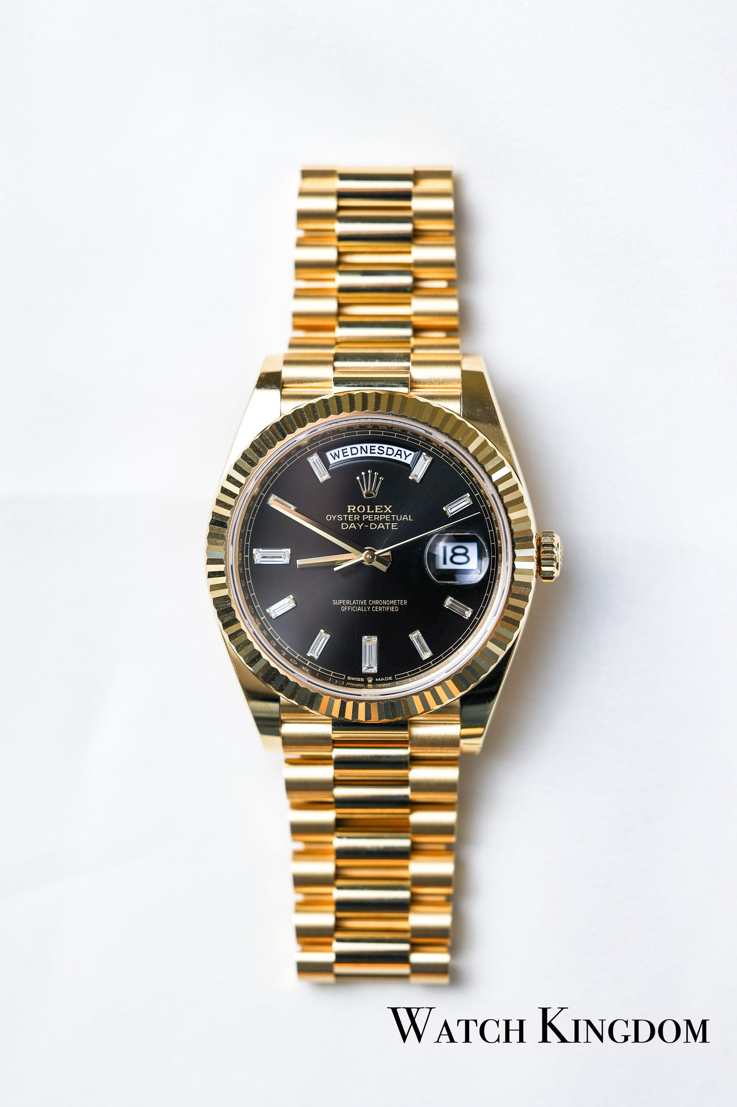 2023 Rolex Daydate 40 Black Dial YG