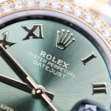 2025 Rolex Datejust 31 Green Roman Dial Ref. 278383RBR