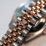2017 Rolex Lady Datejust 31 Black Diamonds Dial Diamonds Bezel Two-tone RG Ref. 178341 B00350
