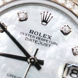 2025 Rolex Datejust 31 'MOP' Diamond Dial Diamonds Bezel Ref.278384RBR A000970