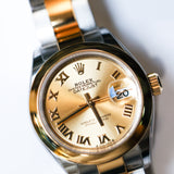 2025 Rolex Datejust 28 Champagne Roman Ref. 279163 B00114