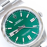 2025 Rolex Oyster Perpetual 41 Green Dial Ref. 124300 A001091