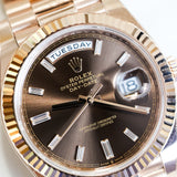 2024 Rolex Daydate 40 Chocolate Dial RG 228235