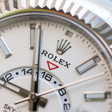 2023 Rolex Sky Dweller White Dial