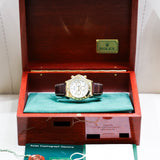 2005 Rolex Daytona White Dial Leather Strap Ref. 116518