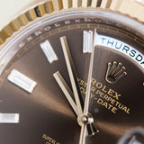 2024 Rolex Daydate 40 Chocolate Dial RG 228235