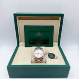 2025 Rolex Datejust 41mm Two-Tone Fluted Oyster Silver Ref. 126333 B00344