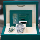 2022 Rolex Datejust 41 Wimbledon Dial Fluted Oyster Ref. 126334 B00239