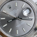 Rolex Datejust 41 Slate Dial Smooth Oyster Ref. 126300 A001914