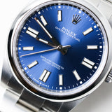 2024 Rolex Oyster Perpetual 41 Blue Dial 124300