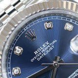 2025 Datejust 41 Blue Diamonds Fluted Jubilee Ref. 126334 A001785