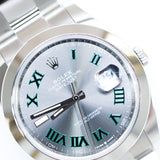 2025 Rolex Datejust 41 Smooth Oyster "Wimbolden" Ref. 126300 A001040