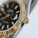 2026 Rolex Datejust 41 Two Tone Black Index YG Ref. 126333 A001853