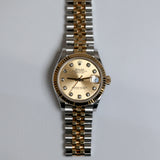2023 Rolex Datejust 31 Champagne Diamonds Dial Fluted Jubilee Two Tone YG Ref. 278273 A001922