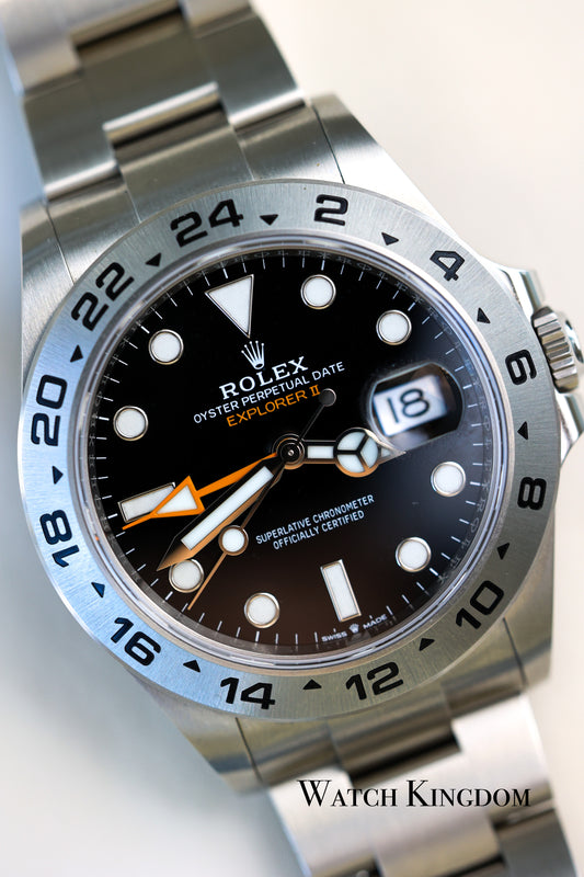 2022 Rolex Explorer II Black Dial