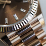 2024 Rolex Daydate 40 Chocolate Dial RG 228235