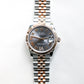 2023 Rolex Datejust 31 Grey Dial Fluted Jubilee Two Tone RG
