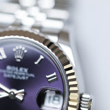 2025 Rolex Datejust 31 Purple Roman Dial Ref. 278274 A001045