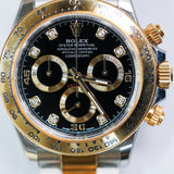 2021 Rolex Daytona Black Diamonds Dial 2T YG Ref. 116503 A001662