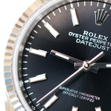 2025 Rolex Datejust 36mm Black Dial Fluted Oyster Ref. 126234 B00115