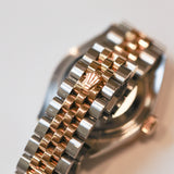 2017 Rolex Lady Datejust 28mm Champagne Diamonds Dial Two Tone YG Ref. 279173 B00320