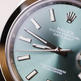 2026 Rolex Datejust 41 Mint Green Dial Smooth Oyster Ref. 126300 A001827